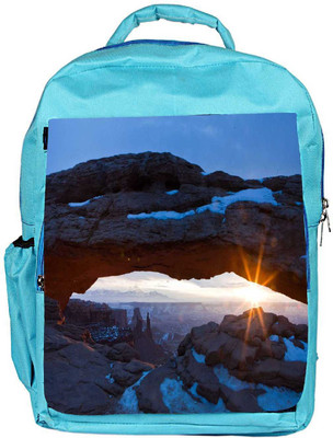 

Snoogg Eco Friendly Canvas Snow Mountain Designer Backpack Rucksack School Travel Unisex Casual Canvas Bag Bookbag Satchel 5 L Backpack(Blue)