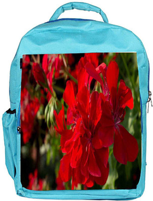 

Snoogg Eco Friendly Canvas Red Floral Designer Backpack Rucksack School Travel Unisex Casual Canvas Bag Bookbag Satchel 5 L Backpack(Blue)