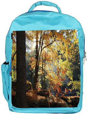 

Snoogg Eco Friendly Canvas Huge Tree Designer Backpack Rucksack School Travel Unisex Casual Canvas Bag Bookbag Satchel 5 L Backpack(Blue)