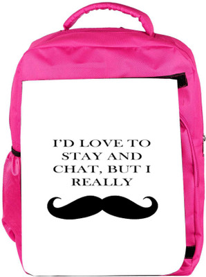 

Snoogg Eco Friendly Canvas But I Really Backpack Rucksack School Travel Unisex Casual Canvas Bag Bookbag Satchel 5 L Backpack(Pink)
