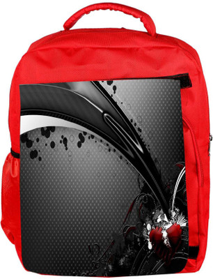 

Snoogg Eco Friendly Canvas Abstarct Grey Patytern Design Designer Backpack Rucksack School Travel Unisex Casual Canvas Bag Bookbag Satchel 5 L Backpack(Red)