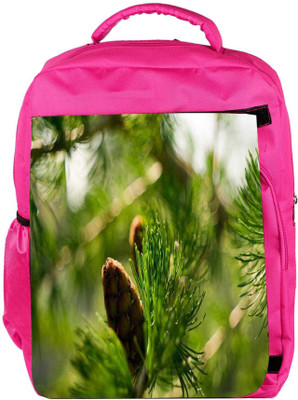 

Snoogg Eco Friendly Canvas Small Fruit Designer Backpack Rucksack School Travel Unisex Casual Canvas Bag Bookbag Satchel 5 L Backpack(Pink)