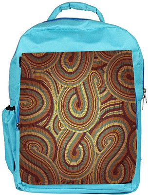 

Snoogg Eco Friendly Canvas Brown Pattern Layer Designer Backpack Rucksack School Travel Unisex Casual Canvas Bag Bookbag Satchel 5 L Backpack(Blue)