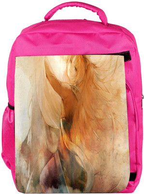 

Snoogg Eco Friendly Canvas Magi Madoka Designer Backpack Rucksack School Travel Unisex Casual Canvas Bag Bookbag Satchel 5 L Backpack(Pink)