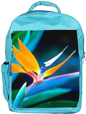 

Snoogg Eco Friendly Canvas Flower Zoo Backpack Rucksack School Travel Unisex Casual Canvas Bag Bookbag Satchel 5 L Backpack(Blue)