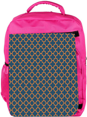 

Snoogg Eco Friendly Canvas Abstract Orange Pattern Designer Backpack Rucksack School Travel Unisex Casual Canvas Bag Bookbag Satchel 5 L Backpack(Pink)