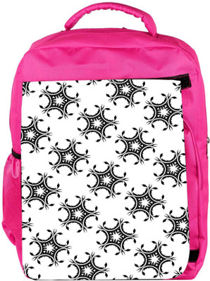 

Snoogg Eco Friendly Canvas Leafy Pattern Designer Backpack Rucksack School Travel Unisex Casual Canvas Bag Bookbag Satchel 5 L Backpack(Pink)
