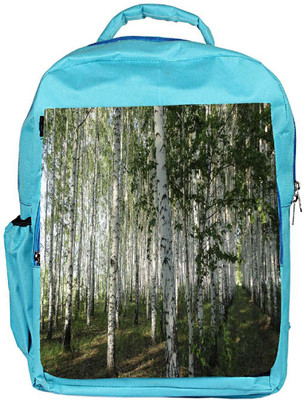 

Snoogg Eco Friendly Canvas White Trees Designer Backpack Rucksack School Travel Unisex Casual Canvas Bag Bookbag Satchel 5 L Backpack(Blue)