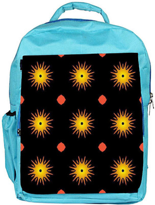 

Snoogg Eco Friendly Canvas Glowing Sun Designer Backpack Rucksack School Travel Unisex Casual Canvas Bag Bookbag Satchel 5 L Backpack(Blue)