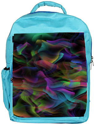 

Snoogg Eco Friendly Canvas Colourful Smoke 2431 Backpack Rucksack School Travel Unisex Casual Canvas Bag Bookbag Satchel 5 L Backpack(Blue)