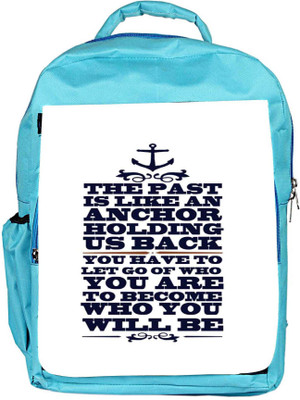 

Snoogg Eco Friendly Canvas To Become Who You Will Be Backpack Rucksack School Travel Unisex Casual Canvas Bag Bookbag Satchel 5 L Backpack(Blue)