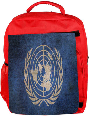 

Snoogg Eco Friendly Canvas Las Naciones Designer Backpack Rucksack School Travel Unisex Casual Canvas Bag Bookbag Satchel 5 L Backpack(Red)