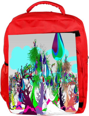 

Snoogg Eco Friendly Canvas Liquid Fruits 2544 Backpack Rucksack School Travel Unisex Casual Canvas Bag Bookbag Satchel 5 L Backpack(Red)