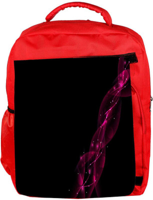

Snoogg Eco Friendly Canvas Dark Pink Abstract Design Designer Backpack Rucksack School Travel Unisex Casual Canvas Bag Bookbag Satchel 5 L Backpack(Red)