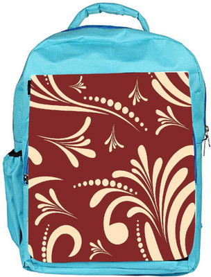 

Snoogg Eco Friendly Canvas Seamless Floral Pattern Abstract Background Backpack Rucksack School Travel Unisex Casual Canvas Bag Bookbag Satchel 5 L Backpack(Blue)