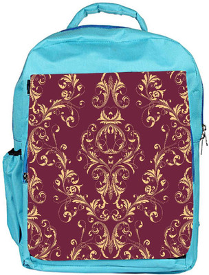 

Snoogg Eco Friendly Canvas Cream Pattern Brown Designer Backpack Rucksack School Travel Unisex Casual Canvas Bag Bookbag Satchel 5 L Backpack(Blue)