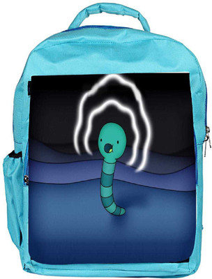 

Snoogg Eco Friendly Canvas Worm Wave Energy 2566 Backpack Rucksack School Travel Unisex Casual Canvas Bag Bookbag Satchel 5 L Backpack(Blue)