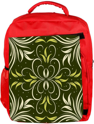 

Snoogg Eco Friendly Canvas Seamless Floral Pattern Abstract Background Backpack Rucksack School Travel Unisex Casual Canvas Bag Bookbag Satchel 5 L Backpack(Red)