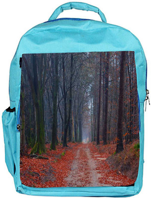 

Snoogg Eco Friendly Canvas Frozen Trees Designer Backpack Rucksack School Travel Unisex Casual Canvas Bag Bookbag Satchel 5 L Backpack(Blue)