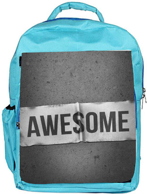 

Snoogg Eco Friendly Canvas Simply Awesome Backpack Rucksack School Travel Unisex Casual Canvas Bag Bookbag Satchel 5 L Backpack(Blue)