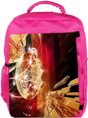 

Snoogg Eco Friendly Canvas Business Background Backpack Rucksack School Travel Unisex Casual Canvas Bag Bookbag Satchel 5 L Backpack(Pink)