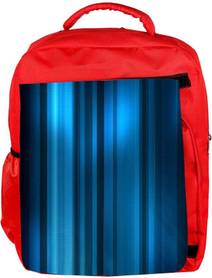 

Snoogg Eco Friendly Canvas Blue Dark Pattern Designer Backpack Rucksack School Travel Unisex Casual Canvas Bag Bookbag Satchel 5 L Backpack(Red)