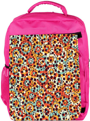 

Snoogg Eco Friendly Canvas Abstract Floral Background Backpack Rucksack School Travel Unisex Casual Canvas Bag Bookbag Satchel 5 L Backpack(Pink)