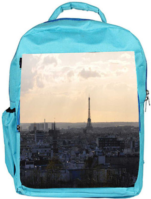 

Snoogg Eco Friendly Canvas Paris City Designer Backpack Rucksack School Travel Unisex Casual Canvas Bag Bookbag Satchel 5 L Backpack(Blue)
