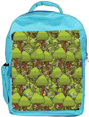 

Snoogg Eco Friendly Canvas Trees Digital Abstract Designer Backpack Rucksack School Travel Unisex Casual Canvas Bag Bookbag Satchel 5 L Backpack(Blue)