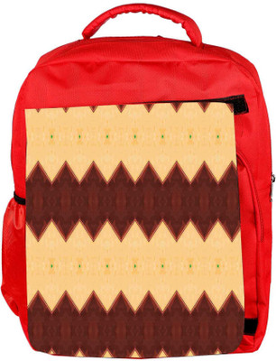 

Snoogg Eco Friendly Canvas Yellow And Brown Designer Backpack Rucksack School Travel Unisex Casual Canvas Bag Bookbag Satchel 5 L Backpack(Red)