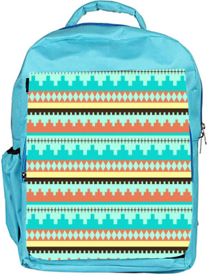 

Snoogg Eco Friendly Canvas Aztec Pattern Temple Backpack Rucksack School Travel Unisex Casual Canvas Bag Bookbag Satchel 5 L Backpack(Blue)