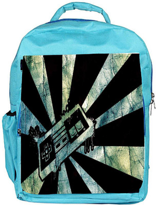 

Snoogg Eco Friendly Canvas Joysticks Designer Backpack Rucksack School Travel Unisex Casual Canvas Bag Bookbag Satchel 5 L Backpack(Blue)