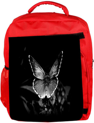 

Snoogg Eco Friendly Canvas Black And White Nature Designer Backpack Rucksack School Travel Unisex Casual Canvas Bag Bookbag Satchel 5 L Backpack(Red)