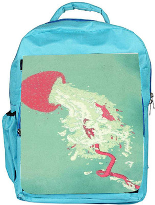

Snoogg Eco Friendly Canvas Starfish Syndrome 2505 Backpack Rucksack School Travel Unisex Casual Canvas Bag Bookbag Satchel 5 L Backpack(Blue)