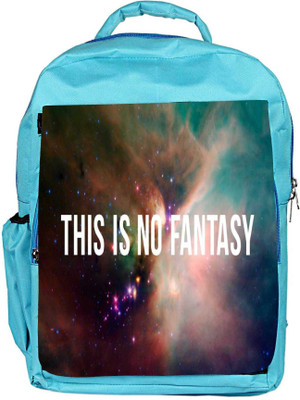 

Snoogg Eco Friendly Canvas This Is Not Fantasy Backpack Rucksack School Travel Unisex Casual Canvas Bag Bookbag Satchel 5 L Backpack(Blue)