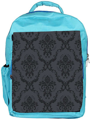 

Snoogg Eco Friendly Canvas Grey And Black Pattern Designer Backpack Rucksack School Travel Unisex Casual Canvas Bag Bookbag Satchel 5 L Backpack(Blue)