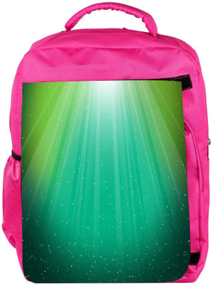 

Snoogg Eco Friendly Canvas Multicolor Background Designer Backpack Rucksack School Travel Unisex Casual Canvas Bag Bookbag Satchel 5 L Backpack(Pink)