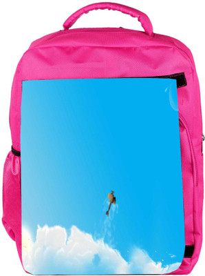 

Snoogg Eco Friendly Canvas Helicopter Designer Backpack Rucksack School Travel Unisex Casual Canvas Bag Bookbag Satchel 5 L Backpack(Pink)