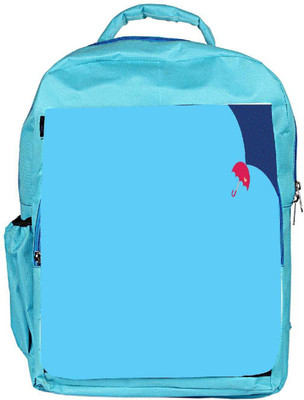 

Snoogg Eco Friendly Canvas Rainbow Color Design Designer Backpack Rucksack School Travel Unisex Casual Canvas Bag Bookbag Satchel 5 L Backpack(Blue)