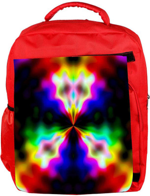 

Snoogg Eco Friendly Canvas Abstract Artistic Design Designer Backpack Rucksack School Travel Unisex Casual Canvas Bag Bookbag Satchel 5 L Backpack(Red)