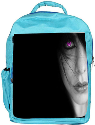 

Snoogg Eco Friendly Canvas Pink Eyes Designer Backpack Rucksack School Travel Unisex Casual Canvas Bag Bookbag Satchel 5 L Backpack(Blue)