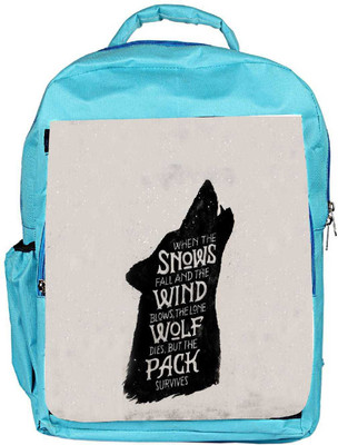 

Snoogg Eco Friendly Canvas The Pack Survives Backpack Rucksack School Travel Unisex Casual Canvas Bag Bookbag Satchel 5 L Backpack(Blue)