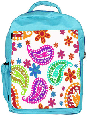 

Snoogg Eco Friendly Canvas Colorful White Pattern Designer Backpack Rucksack School Travel Unisex Casual Canvas Bag Bookbag Satchel 5 L Backpack(Blue)