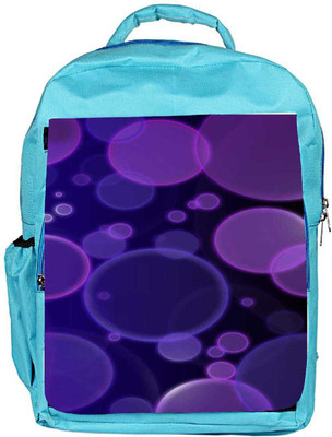 

Snoogg Eco Friendly Canvas Bubbles Design 2383 Backpack Rucksack School Travel Unisex Casual Canvas Bag Bookbag Satchel 5 L Backpack(Blue)