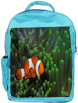 

Snoogg Eco Friendly Canvas Neo Designer Backpack Rucksack School Travel Unisex Casual Canvas Bag Bookbag Satchel 5 L Backpack(Blue)
