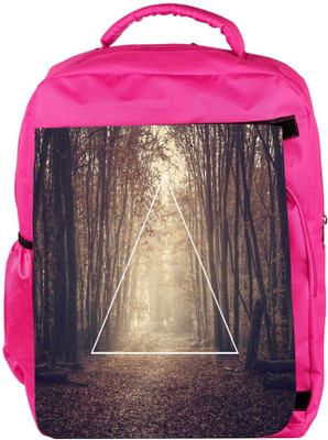 

Snoogg Eco Friendly Canvas Forest View Backpack Rucksack School Travel Unisex Casual Canvas Bag Bookbag Satchel 5 L Backpack(Pink)