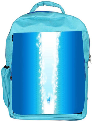 

Snoogg Eco Friendly Canvas Sparkling Star Designer Backpack Rucksack School Travel Unisex Casual Canvas Bag Bookbag Satchel 5 L Backpack(Blue)