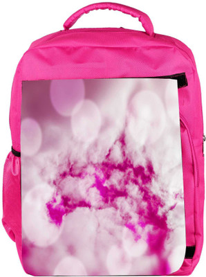 

Snoogg Eco Friendly Canvas Cloud Pink Background Backpack Rucksack School Travel Unisex Casual Canvas Bag Bookbag Satchel 5 L Backpack(Pink)
