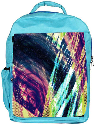 

Snoogg Eco Friendly Canvas Abstract Paint Backpack Rucksack School Travel Unisex Casual Canvas Bag Bookbag Satchel 5 L Backpack(Blue)