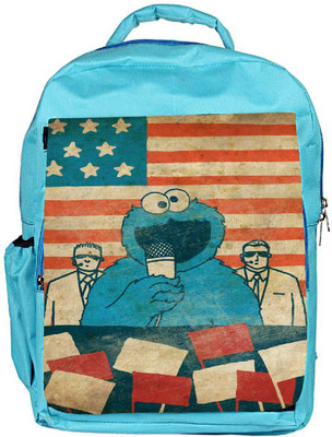 

Snoogg Eco Friendly Canvas Monster Singing Designer Backpack Rucksack School Travel Unisex Casual Canvas Bag Bookbag Satchel 5 L Backpack(Blue)